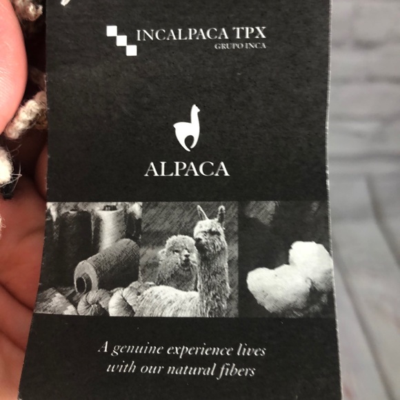 NWT Alpaca Multicolored Scarf 🧣 Sz OZ - Picture 5 of 7